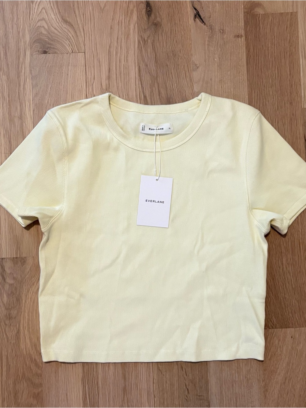Everlane Women’s Baby Tee in Butter Yellow